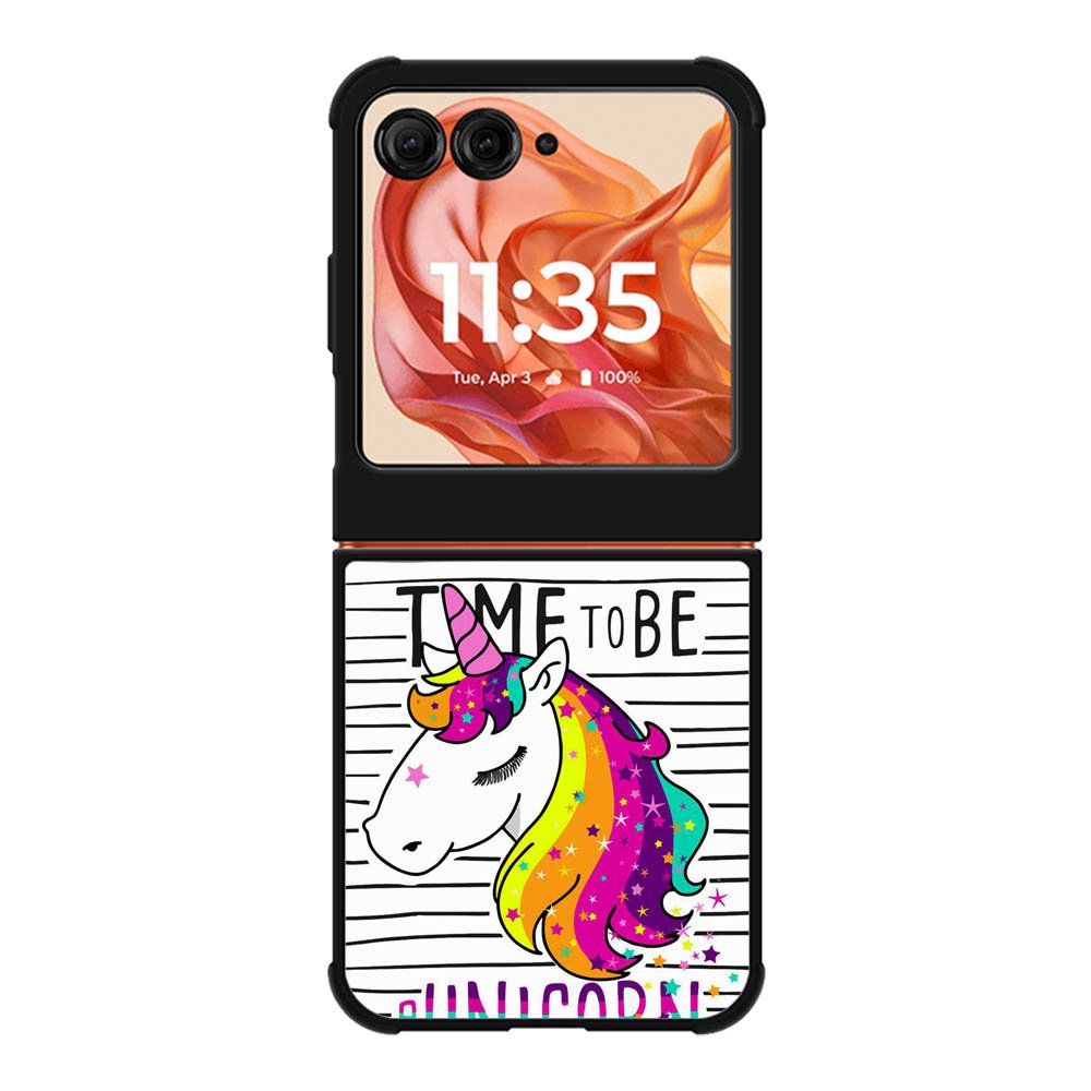 Time to be a Unicorn Motorola Moto Razr 2025/2024 , Moto Razr 60/50 Case BC2012