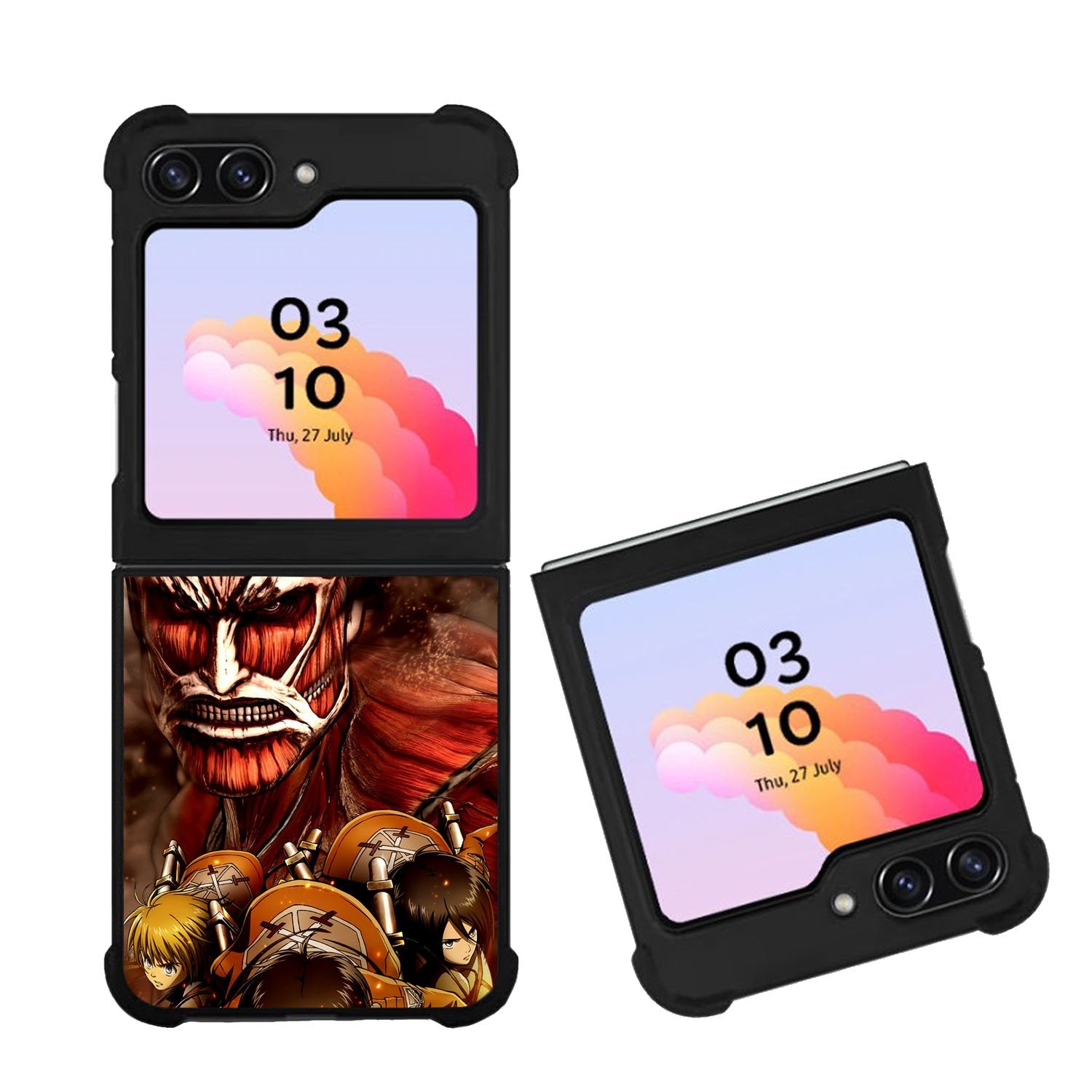 attack on titan collosium titan Case Samsung Galaxy Z Flip 5 5G BC2243