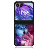 Wolf Painting Motorola Moto Razr 2024 , Moto Razr 50 Case