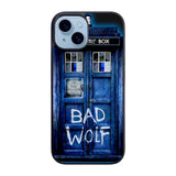 Doctor Who TARDIS Bad Wolf Blue Case iPhone 15 BC2201