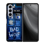Doctor Who TARDIS Bad Wolf Blue Case Samsung Galaxy z Fold 5 5G BC2201