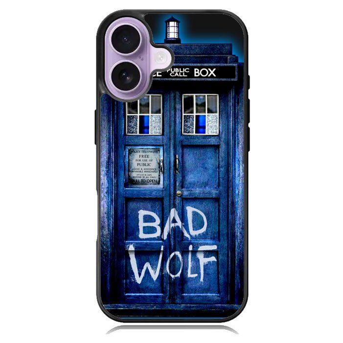 Doctor Who TARDIS Bad Wolf Blue iPhone 17 Case BC2201