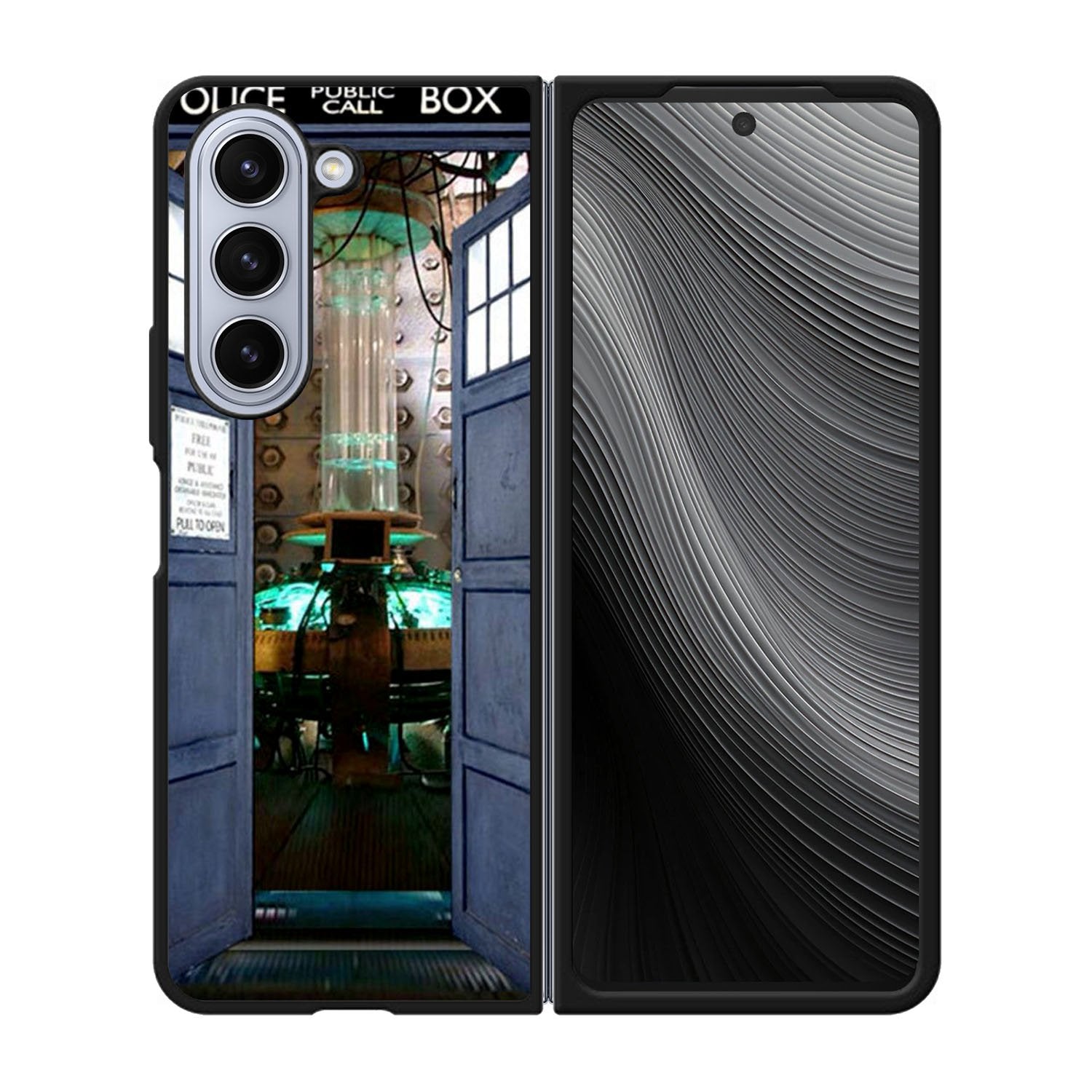 Doctor Who TARDIS Door Open Case Samsung Galaxy z Fold 5 5G BC2202
