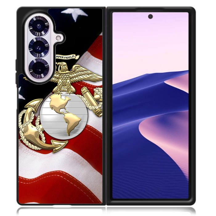 Marine Corps Anchor Samsung Galaxy Z Fold 7 5G Case BC2062