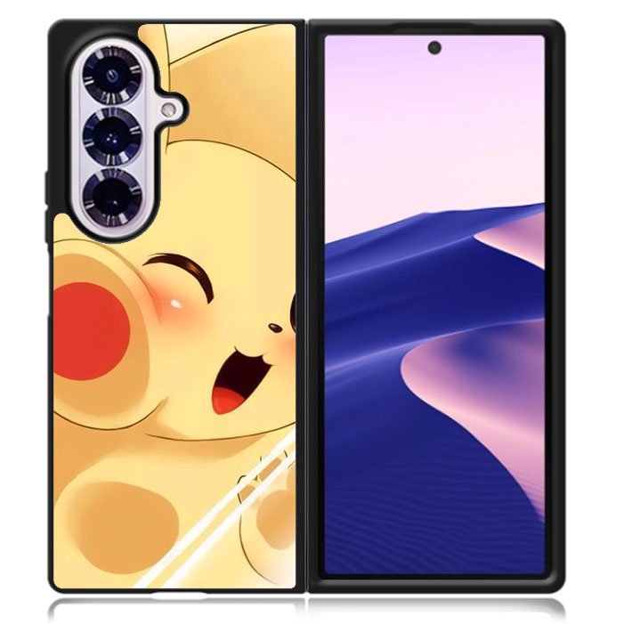 Pikachu Cute Pokemon Samsung Galaxy Z Fold 7 5G Case BC2114