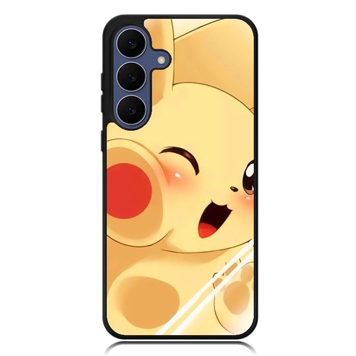 Pikachu Cute Pokemon Samsung Galaxy S25 FE Case BC2114