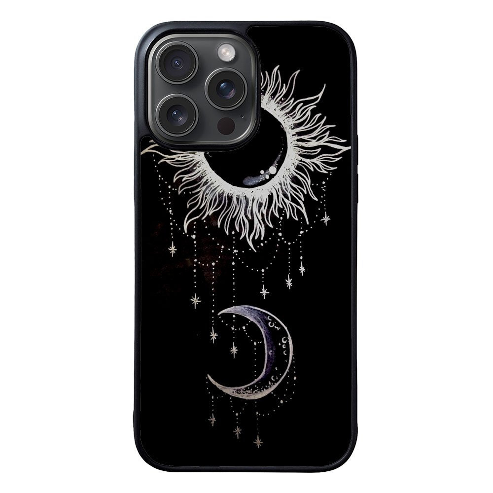 Sun Moon And Stars Simple Case iPhone 15 Pro BC1997