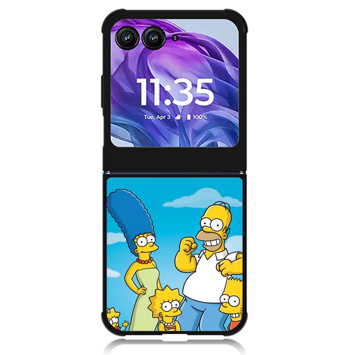 The Simpsons Group Motorola Moto Razr 2024 , Moto Razr 50 Case