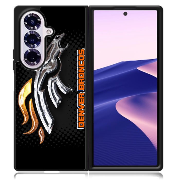 Denver Broncos NFL Samsung Galaxy Z Fold 7 5G Case BC2196