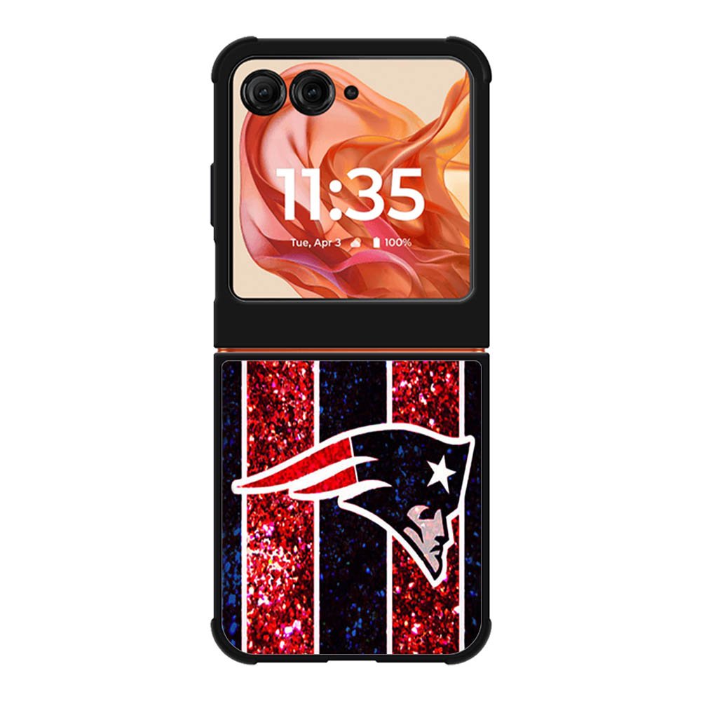 New England Patriots NFL logo Motorola Moto Razr 2025/2024 , Moto Razr 60/50 Case BC2084