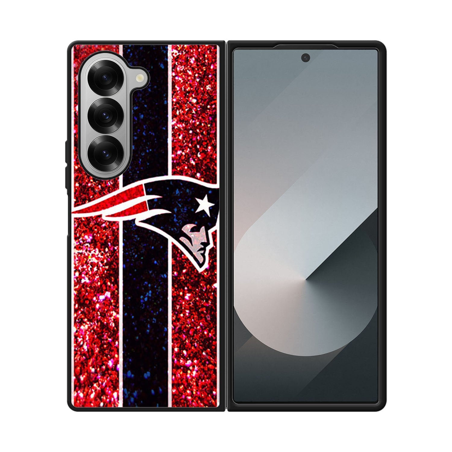 New England Patriots NFL logo Case Samsung Galaxy Z Fold 6 5G BC2084