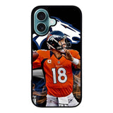 Peyton Manning Broncos Case iPhone 16 Plus BC2111