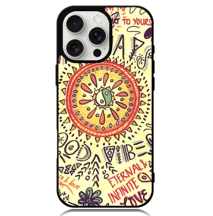 American Hippie Psychedelic Case iPhone 16 Pro Max BC2230