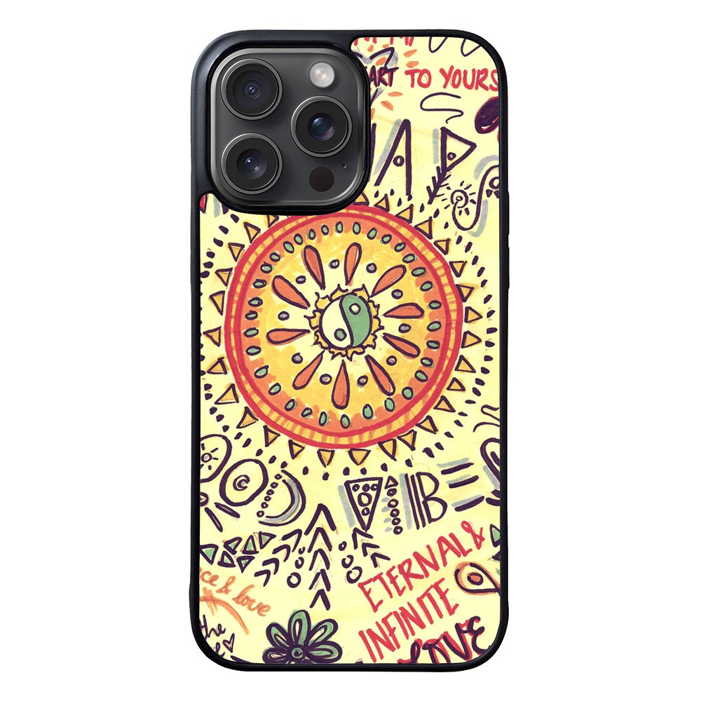 American Hippie Psychedelic Case iPhone 15 Pro BC2230