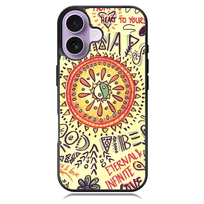 American Hippie Psychedelic iPhone 17 Case BC2230