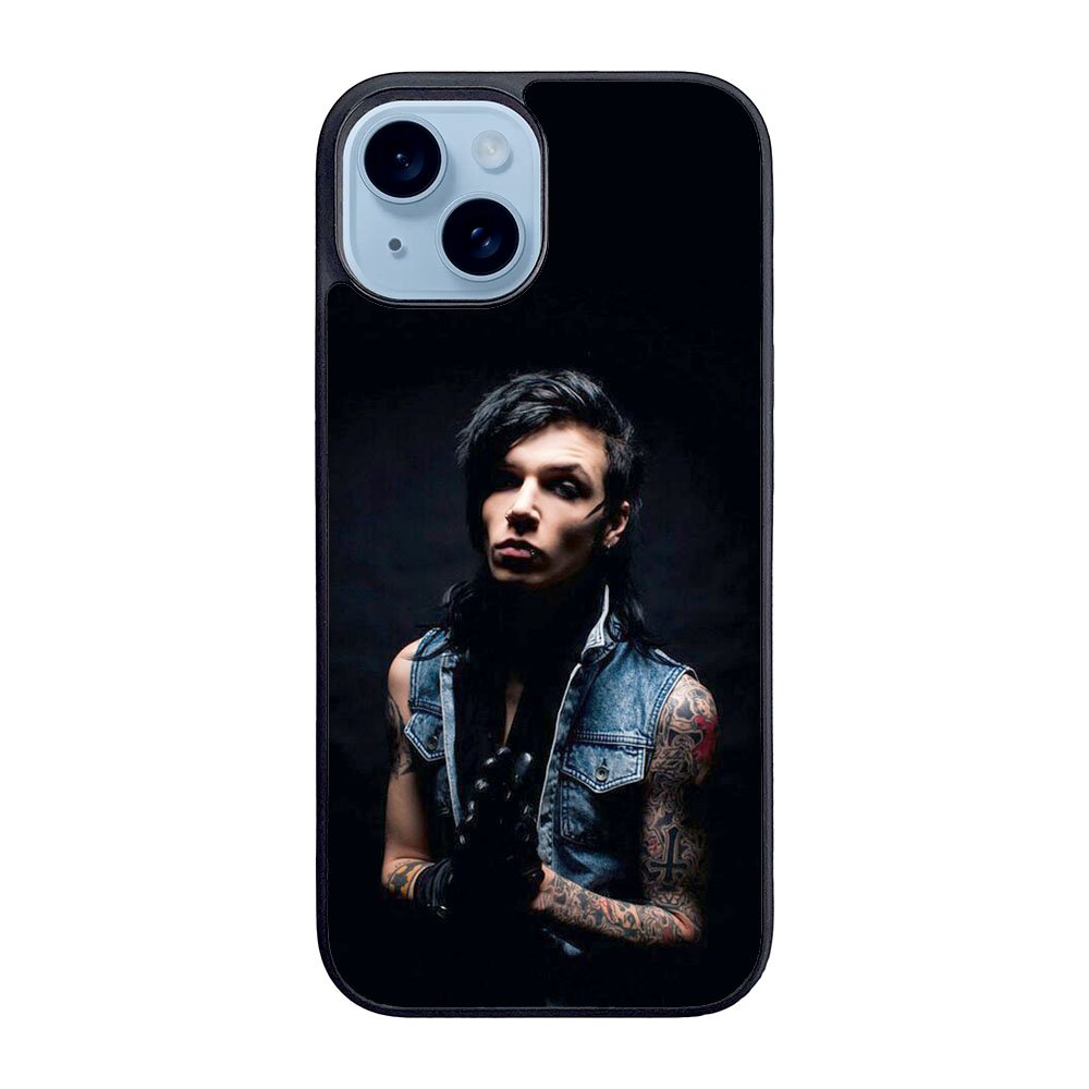 Andy Black Dark Case iPhone 15 BC2234
