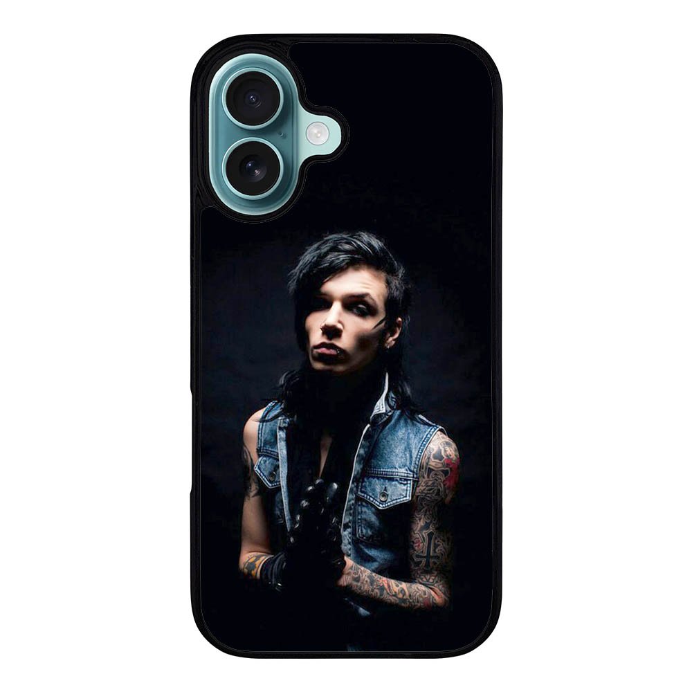 Andy Black Dark Case iPhone 16 Plus BC2234