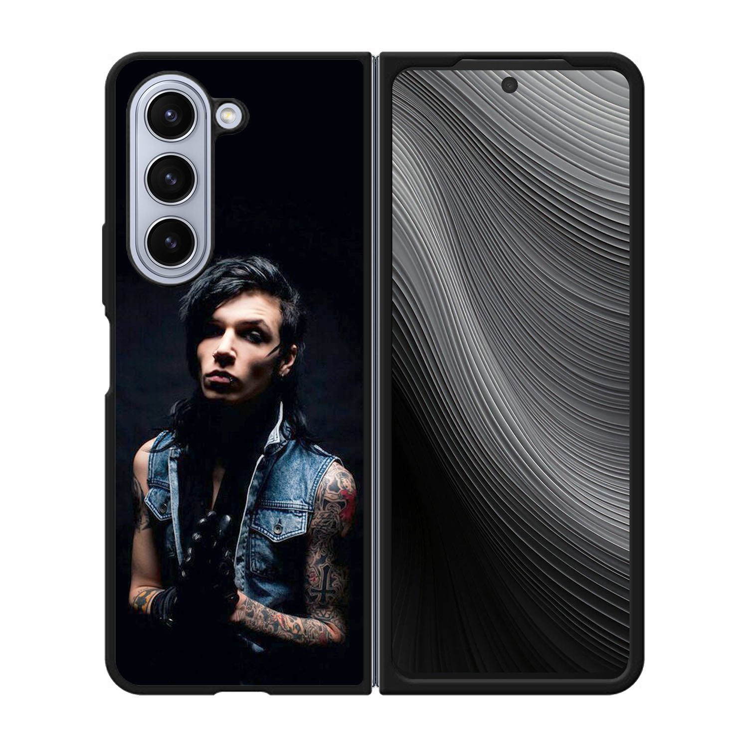 Andy Black Dark Case Samsung Galaxy z Fold 5 5G BC2234