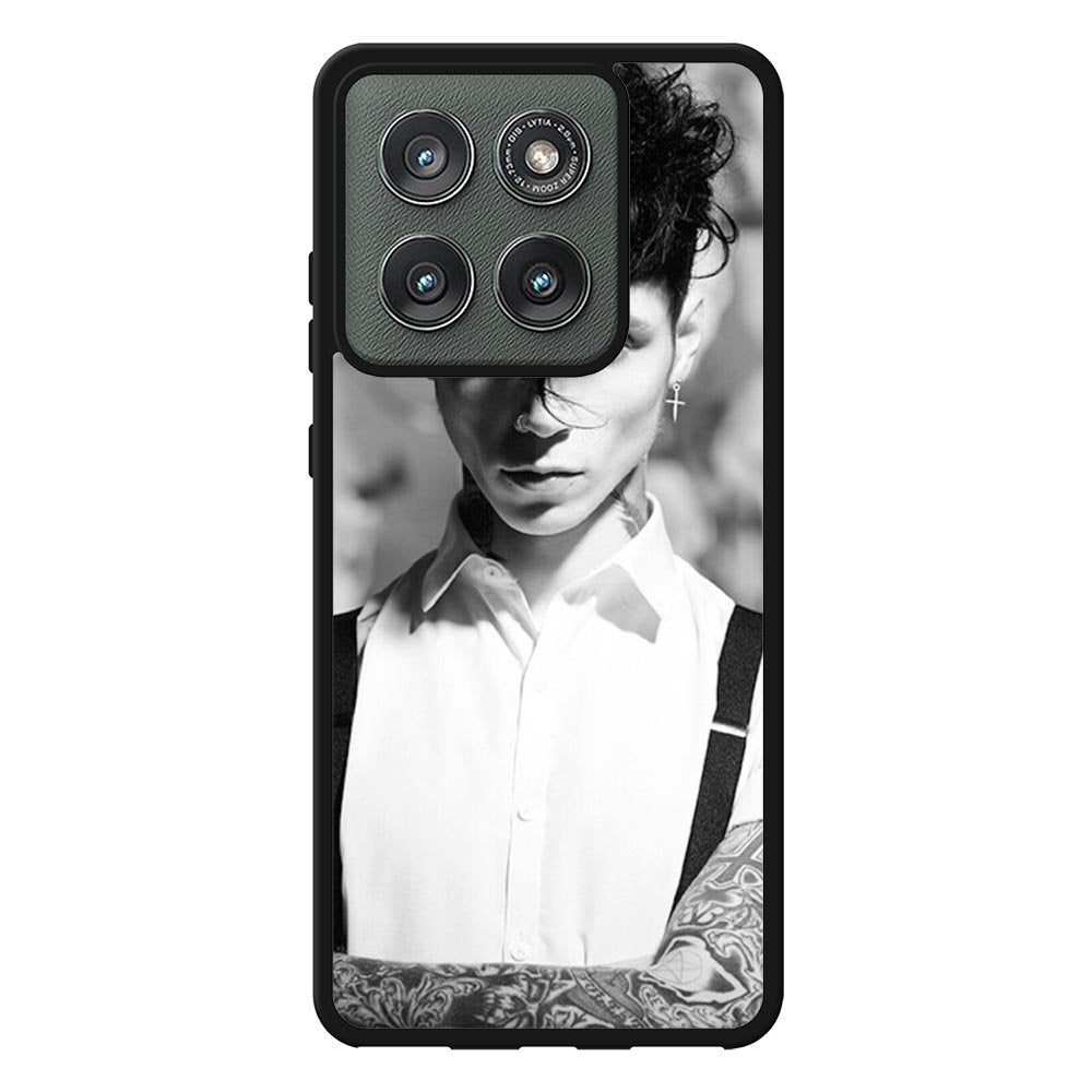 Andy Black Monochrome Case Motorola Moto Edge 2025 BC2235