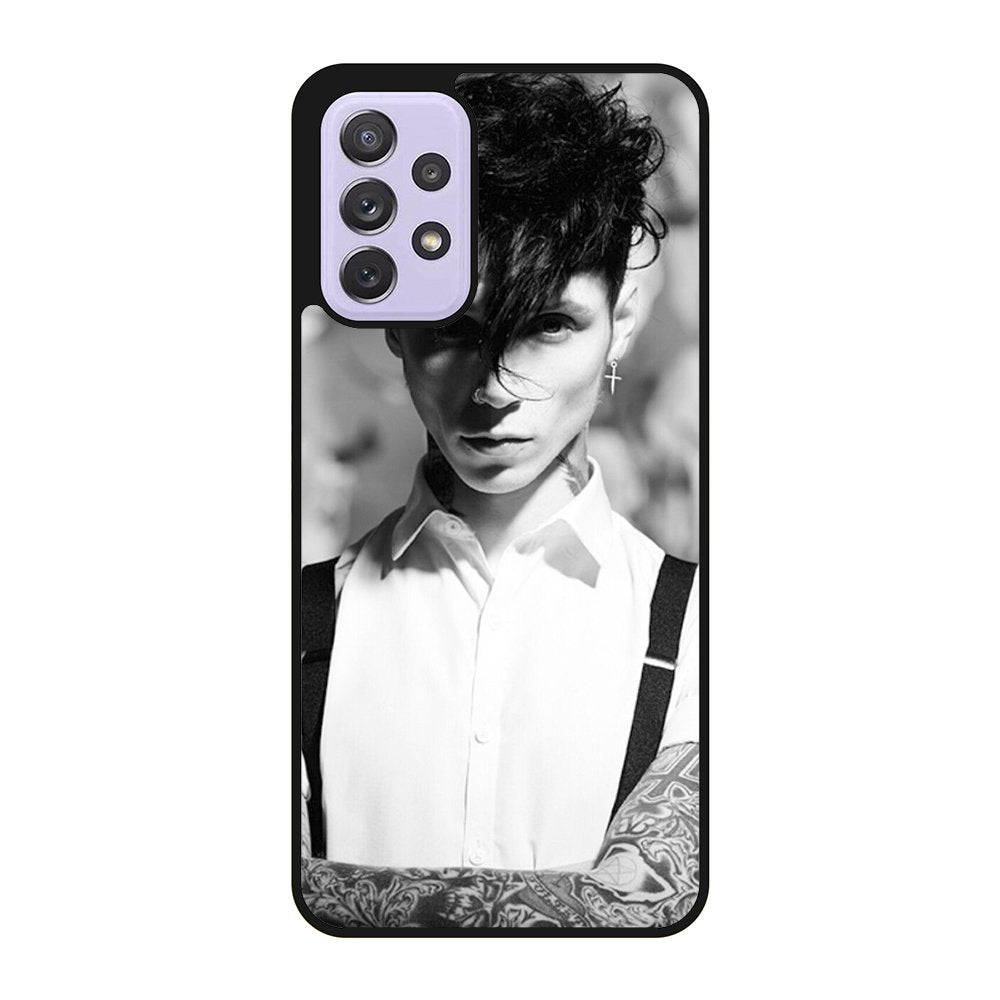 Andy Black Monochrome Samsung Galaxy A23 5G Case BC2235