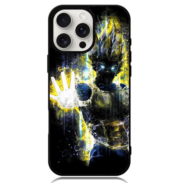 Dragon Ball Z Vegeta Bad Man Saiyan Prince Case iPhone 16 Pro BC2206