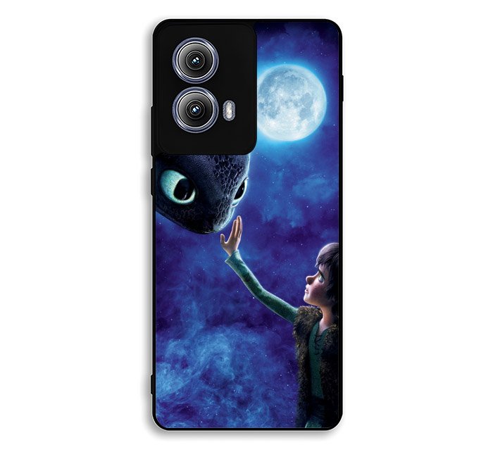 How to Train Your Dragon Hiccup And Toothless Motorola Moto Edge 2024 Case FE2192