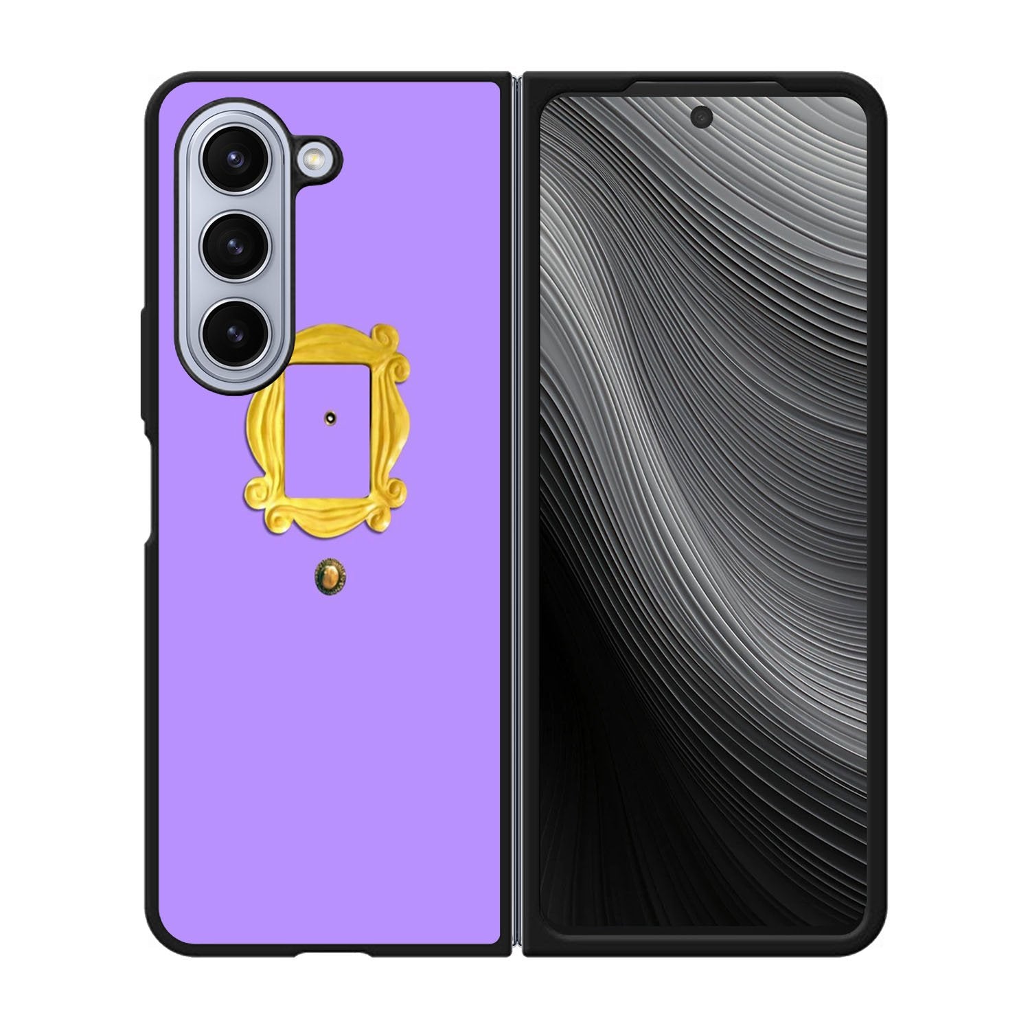 Monica's Peephole Door Frame Friends Case Samsung Galaxy z Fold 5 5G BC2070
