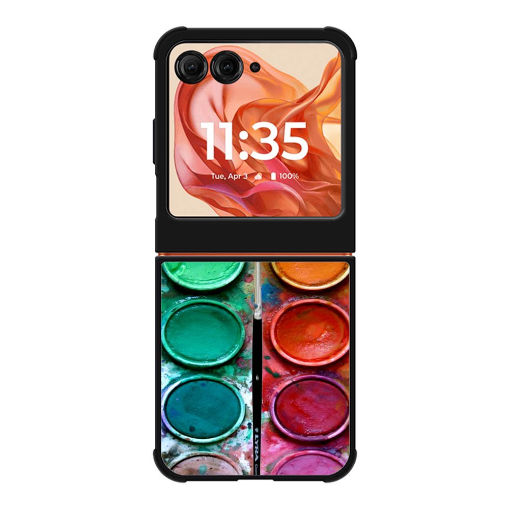Paint Box Watercolor Motorola Moto Razr 2025/2024 , Moto Razr 60/50 Case BC2104