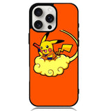 Pikachu Pokemon Goku Dragon Ball Z Case iPhone 16 Pro Max BC2115