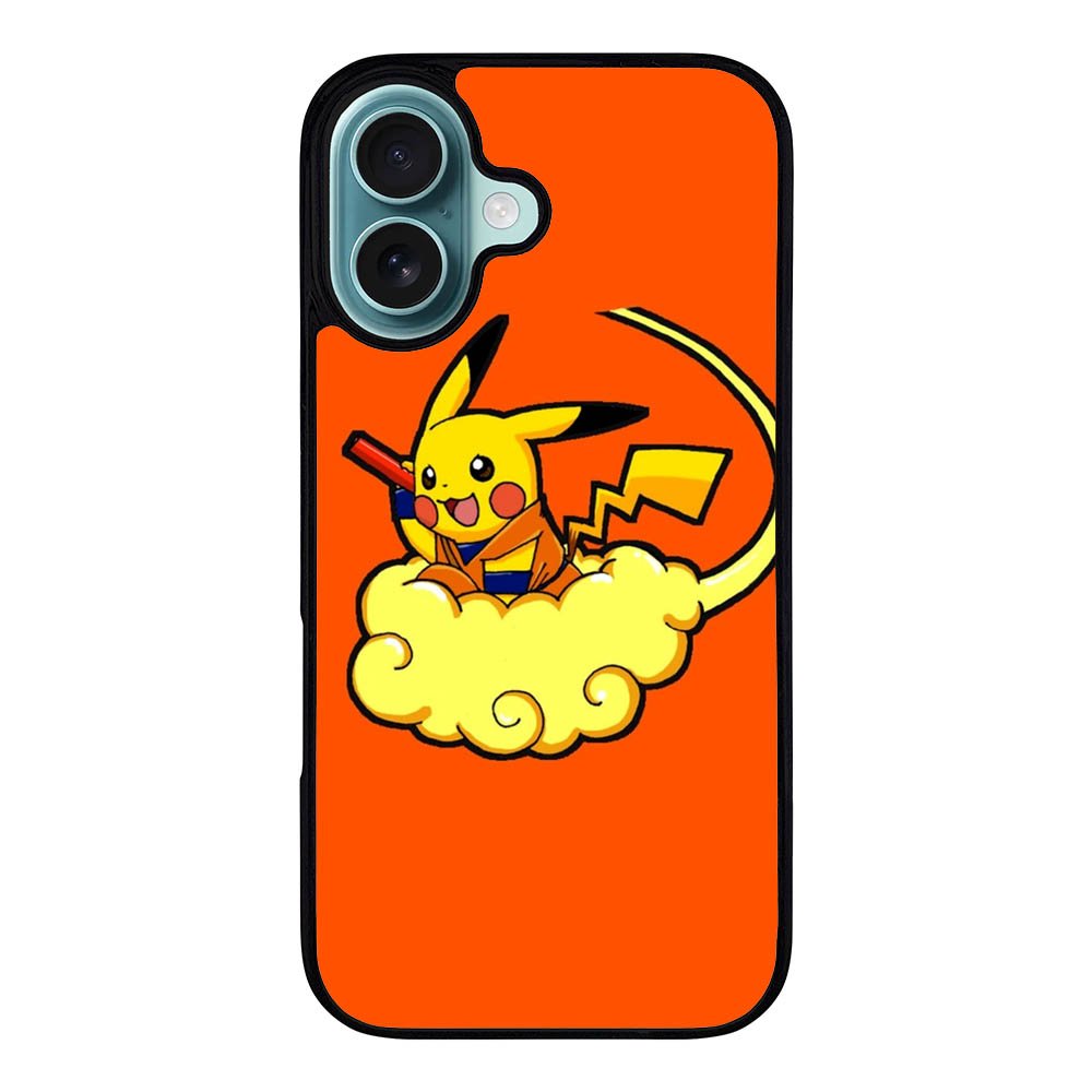 Pikachu Pokemon Goku Dragon Ball Z Case iPhone 16 Plus BC2115