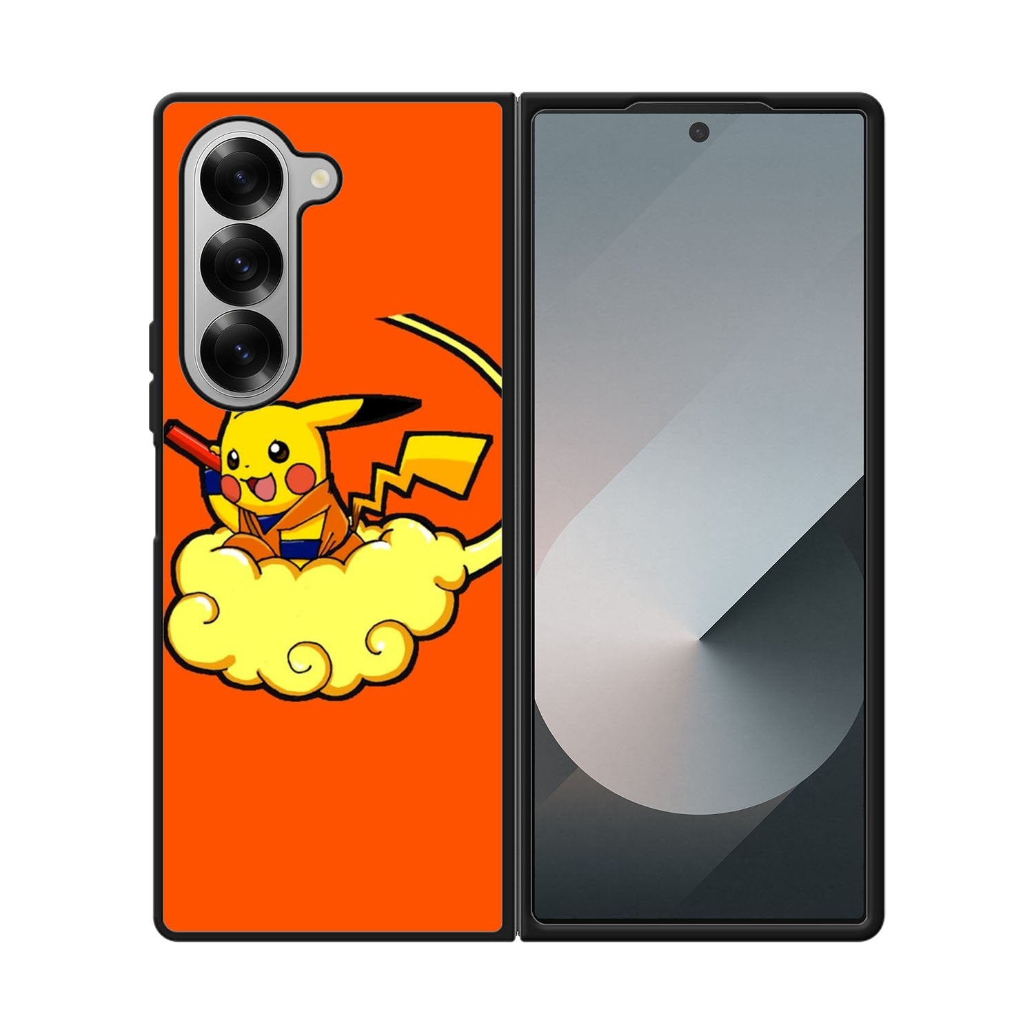 Pikachu Pokemon Goku Dragon Ball Z Case Samsung Galaxy Z Fold 6 5G BC2115