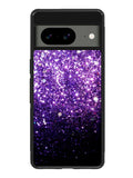 Purple Sparkling Glitter Google Pixel 8a Case