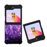Purple Sparkling Glitter Case Samsung Galaxy Z Flip 5 5G BC2032