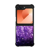 Purple Sparkling Glitter Case Samsung Galaxy Z Flip 6 5G BC2032