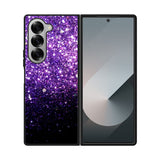 Purple Sparkling Glitter Case Samsung Galaxy Z Fold 6 5G BC2032