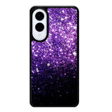 Purple Sparkling Glitter Samsung Galaxy S25 Edge Case Case