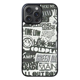 Rock Bands Tumblr Collage Case iPhone 15 Pro Max BC2047