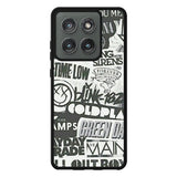 Rock Bands Tumblr Collage Case Motorola Moto Edge 2025 BC2047