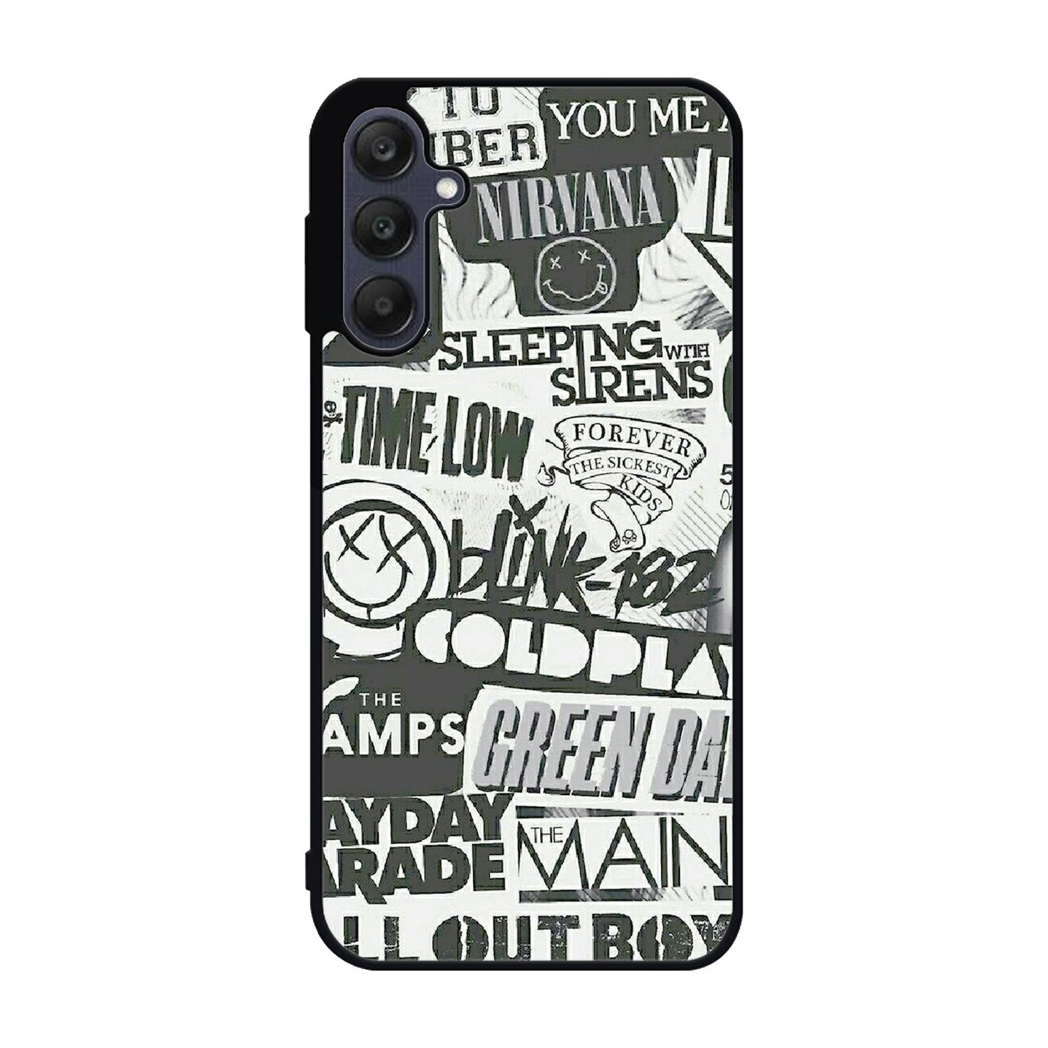 Rock Bands Tumblr Collage Samsung Galaxy A25 5G Case BC2047