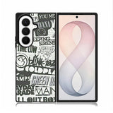 Rock Bands Tumblr Collage Samsung Galaxy Z Fold 8 Ultra Case BC2047