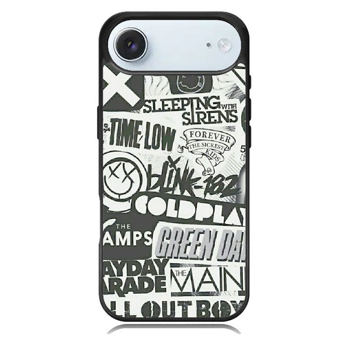Rock Bands Tumblr Collage iPhone 17 Air Case BC2047