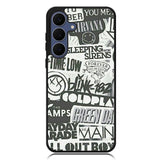 Rock Bands Tumblr Collage Samsung Galaxy S25 FE Case BC2047