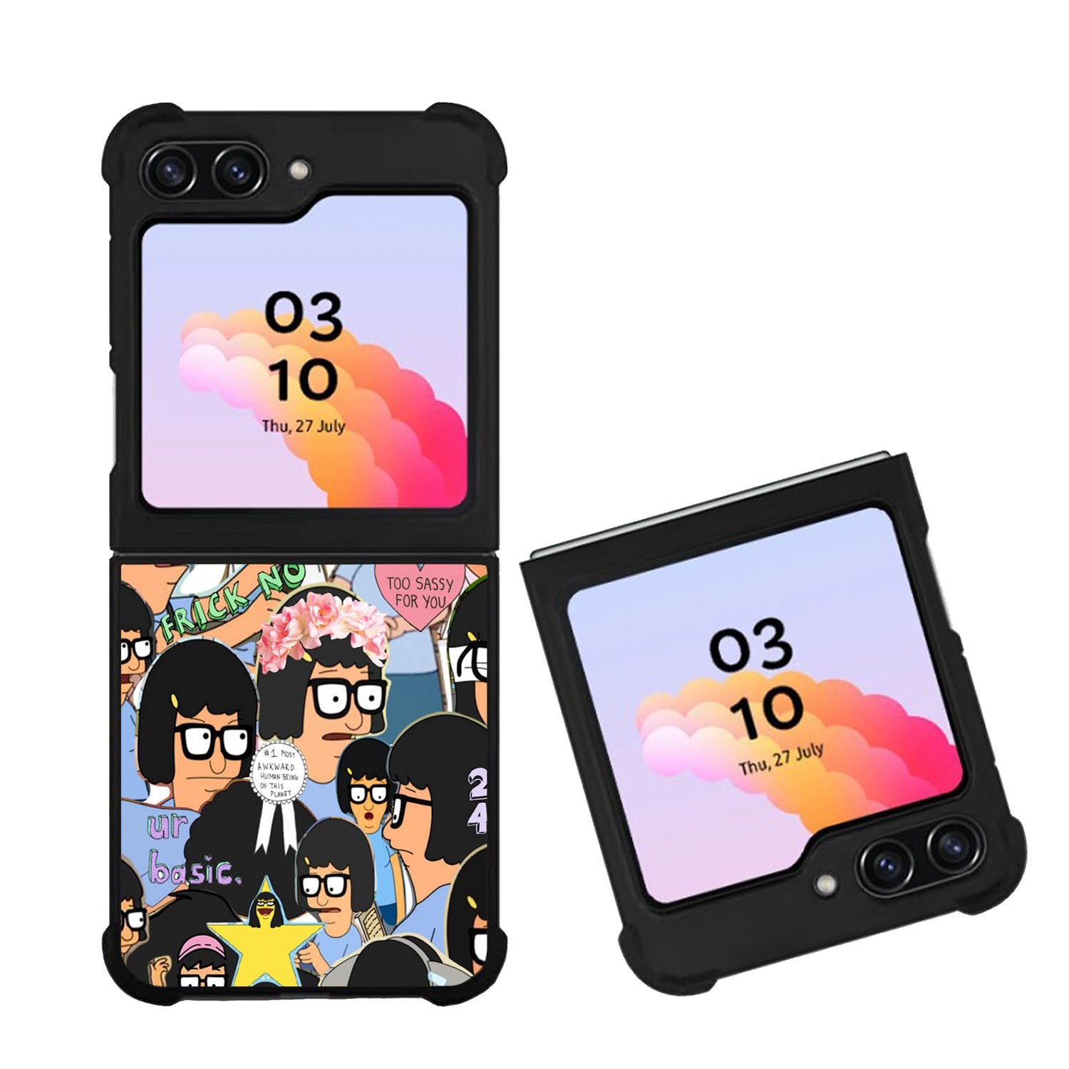 Tina Belcher Collage Bob's Burgers Case Samsung Galaxy Z Flip 5 5G BC2013