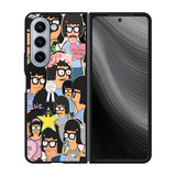 Tina Belcher Collage Bob's Burgers Case Samsung Galaxy z Fold 5 5G BC2013