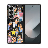 Tina Belcher Collage Bob's Burgers Case Samsung Galaxy Z Fold 6 5G BC2013