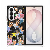 Tina Belcher Collage Bob's Burgers Samsung Galaxy Z Fold 8 Ultra Case BC2013