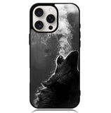 Wolf Howling Smoke Case iPhone 16 Pro BC1981