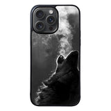 Wolf Howling Smoke Case iPhone 15 Pro Max BC1981