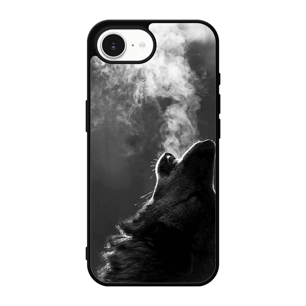 Wolf Howling Smoke iPhone 17e Case BC1981