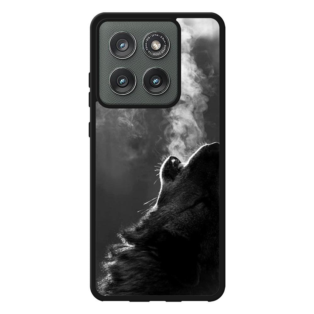Wolf Howling Smoke Case Motorola Moto Edge 2025 BC1981